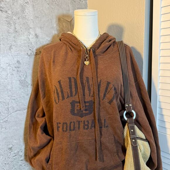 Preppy Soft Brown Fall Hoodie - Picture 5 of 8